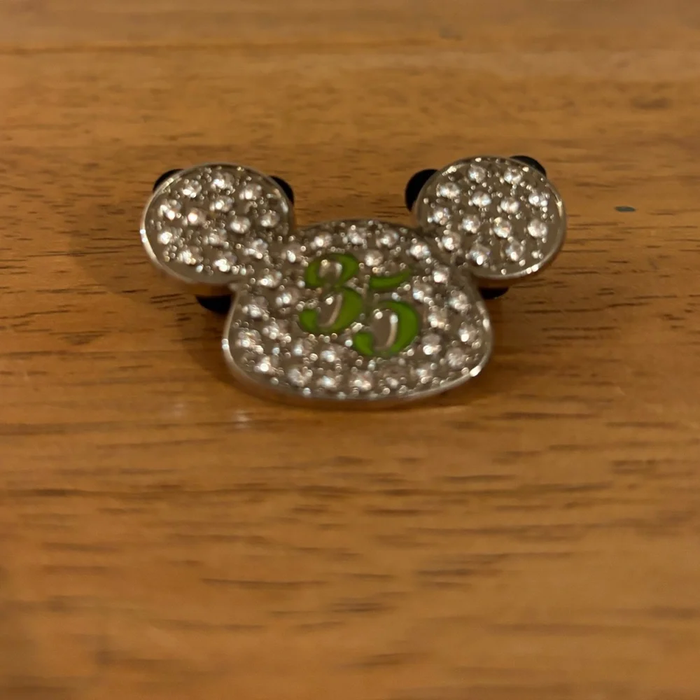 Walt Disney 35th Anniversary Jeweled Mickey Mouse Ear Hat 2006 Collectib…